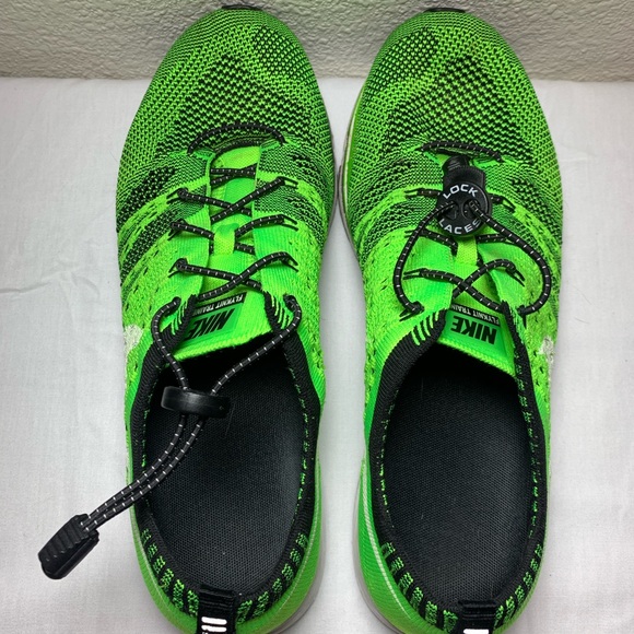 Nike | Shoes | Flyknit Running Shoes 85 Mens Lime Green | Poshmark